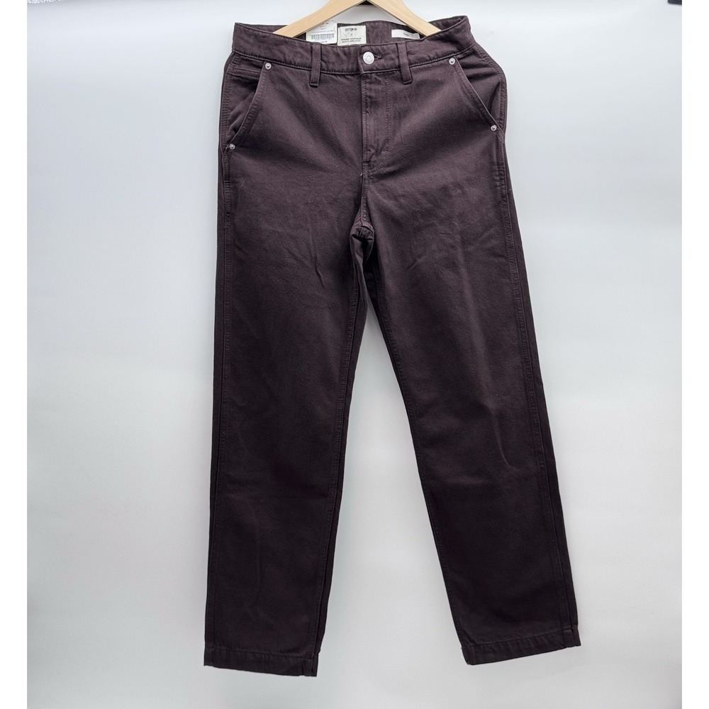 Cotton ON baggy jeans mens 28W x 32L Rigid Carpenter Dark Chocolate